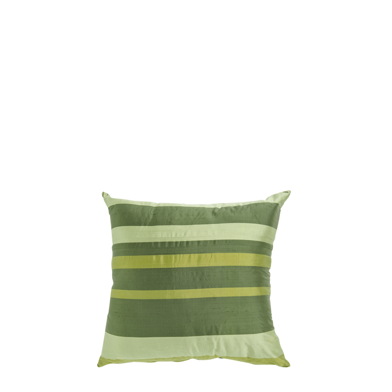 Cushion with Palette of Greens Print