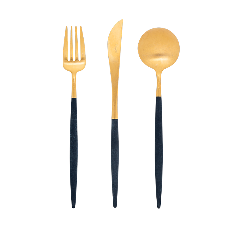 Cutipol blue and gold Cutlery