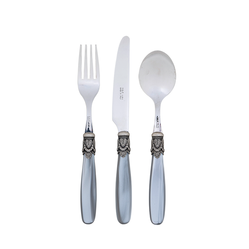 Grey and Silver Mother of Pearl Cutlery