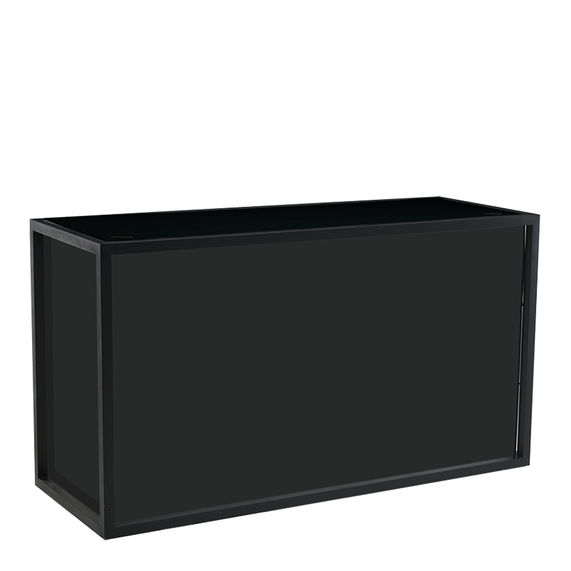 Unico Rectangular DJ Booth with Black Frame