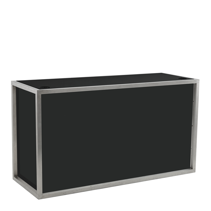 Unico DJ Booth with Stainless Steel Frame