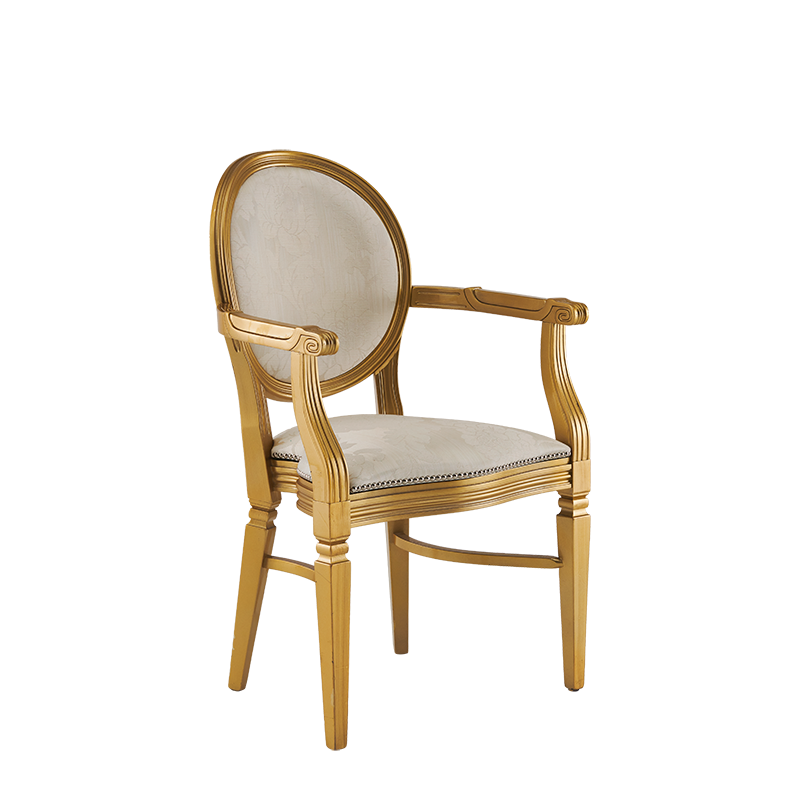 Chandelle Armchair in Gold