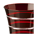 Peony Tumbler Ruby Ø 8,5 cm H 11 cm 28 cl