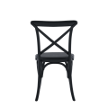 Coco Chair in Black with Black Seat Pad