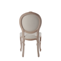 Louise Chair in Ivory with Ivory Seat Pad