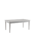 Sandstone Rectangular Dining Table in Grey