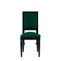 CKC Chair in Black with Sea Green Seat Pad