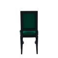 CKC Chair in Black with Sea Green Seat Pad