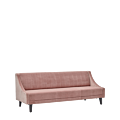 Infinito B Straight Sofa Armrest in Soft Pink