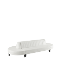 Infinito H Bullnose Sofa in White