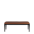 Divano Bench in Black with Copper