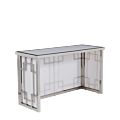 Gatsby Bar in Silver with White Panels