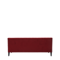 Infinito Straight Sofa in Cerise Velvet