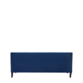 Infinito Straight Sofa in Cobalt Blue Velvet