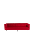 Hollywood Sofa in Scarlet Velvet