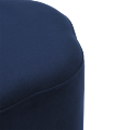 The Bloomsbury Ottoman in royal blue