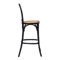 The Rattan Noir Bar Stool