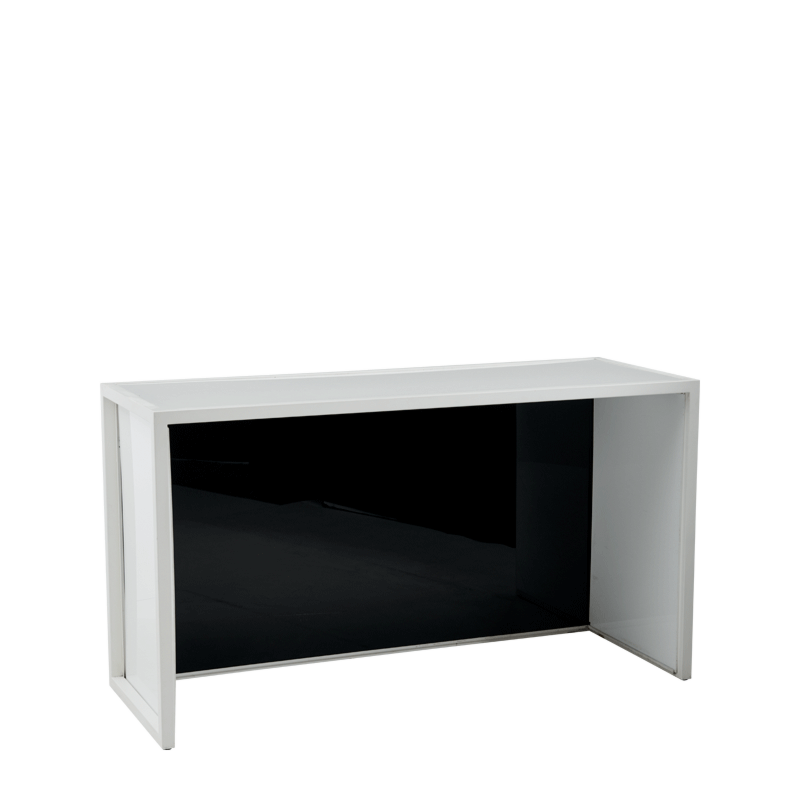 Unico Bar with White Frame and Leopard Print Front