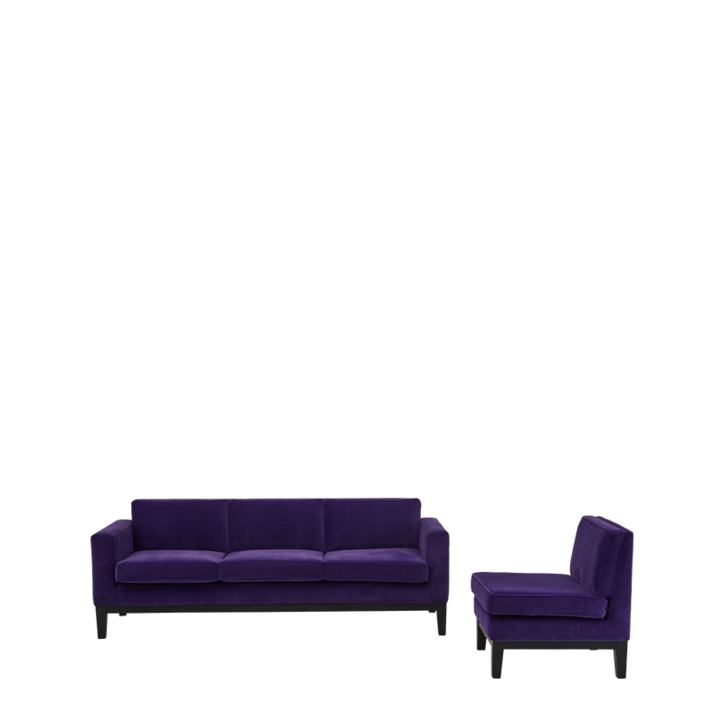 Olympic Sofa in Royal Purple