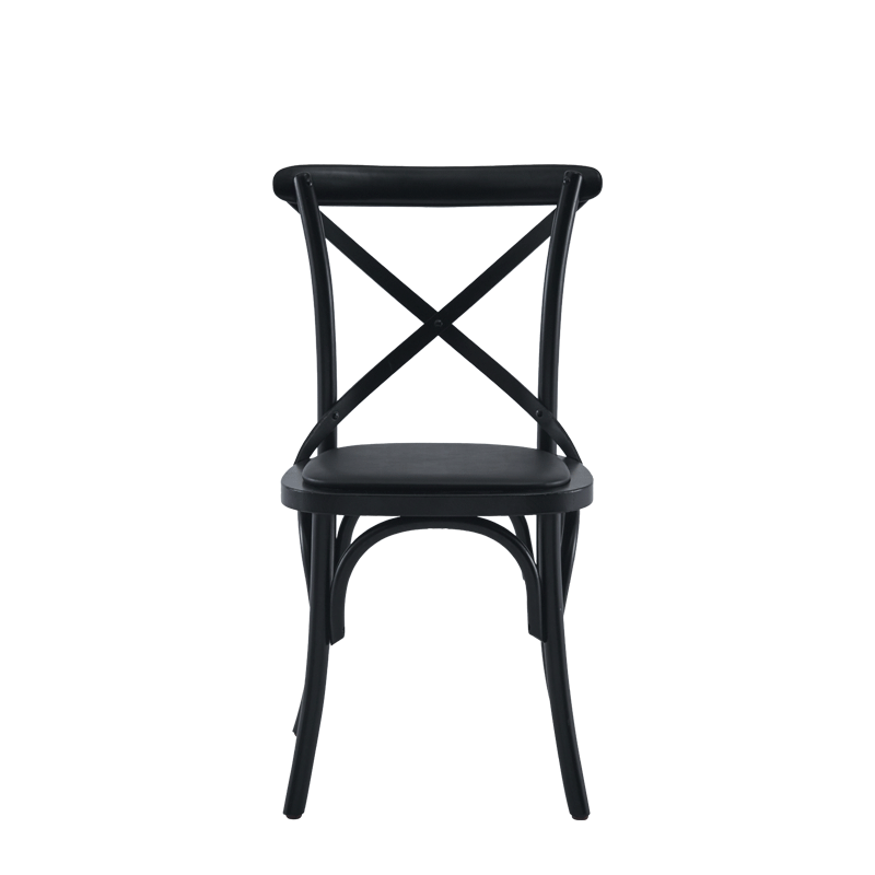 Coco Chair in Black with Black Seat Pad