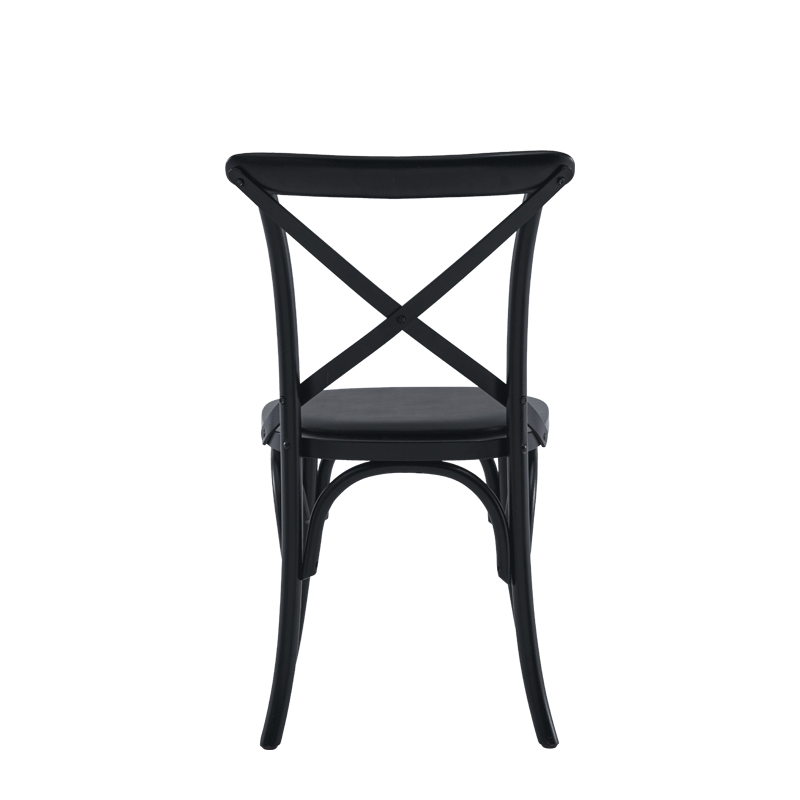 Coco Chair in Black with Black Seat Pad