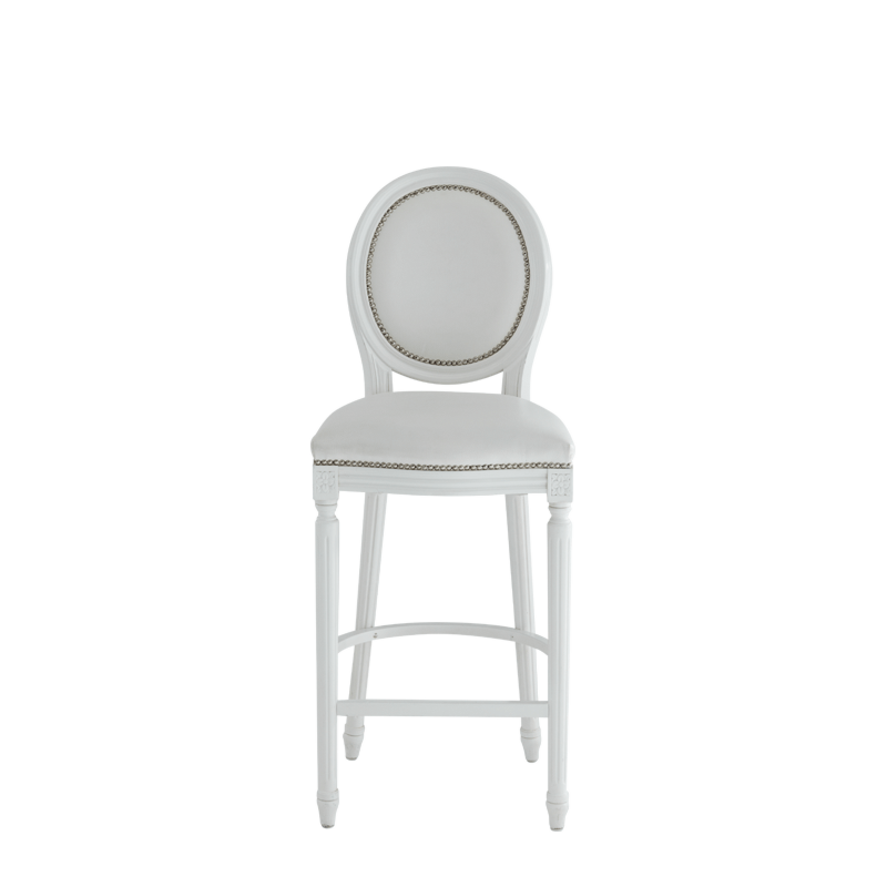 Olympe Bar Stool in White