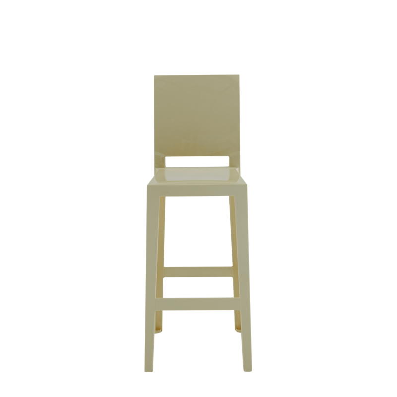 One More Please Bar Stool Square in Yellow