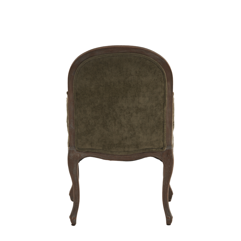 Berg Armchair Oak with Taupe