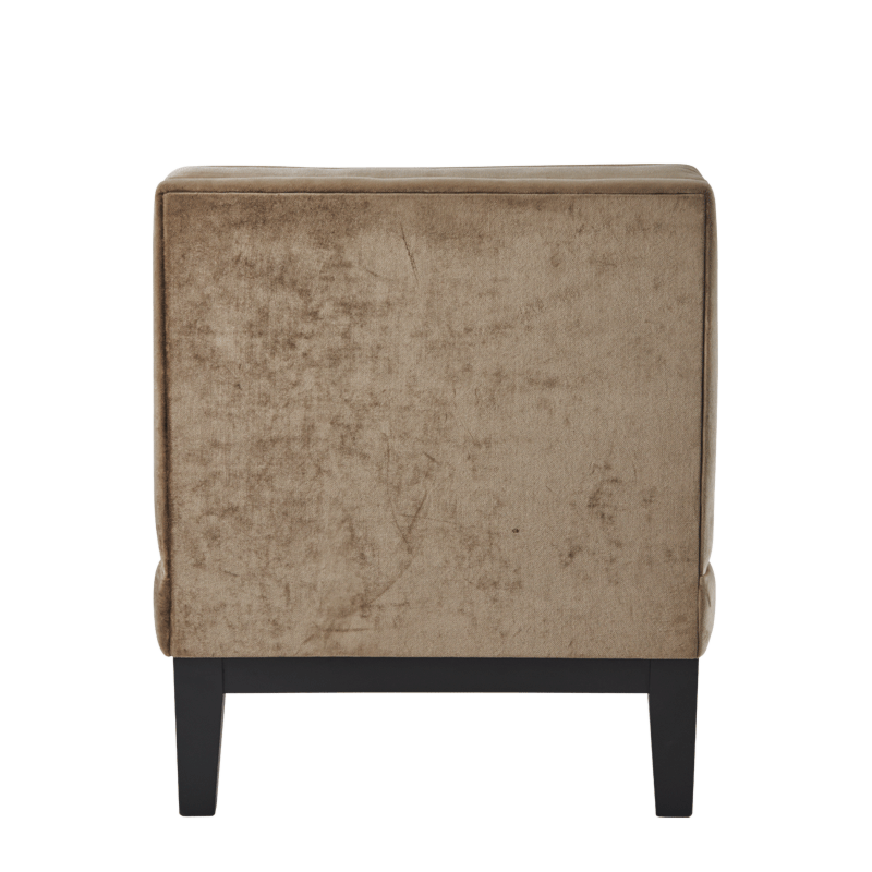 Olympic Chair in Taupe Velvet