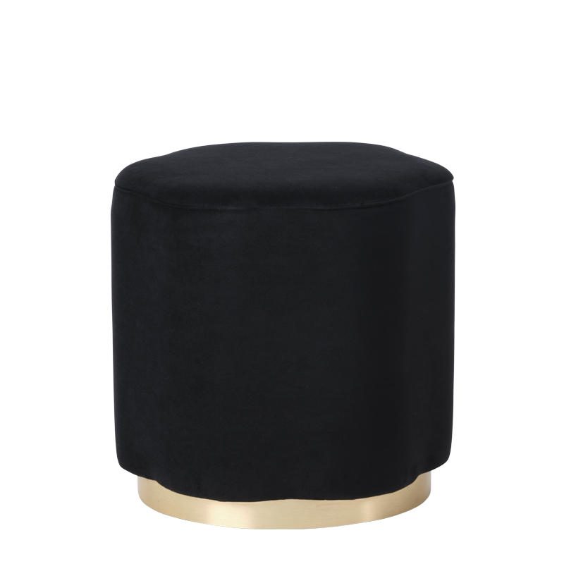 The Bloomsbury Ottoman in black