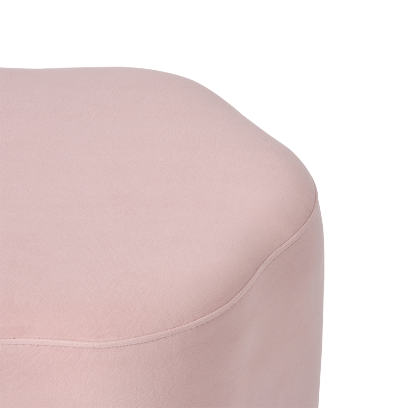 The Bloomsbury Ottoman in blush