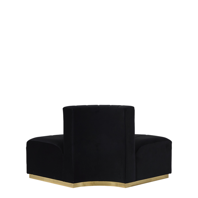 The Portabella Island Sofa in Black