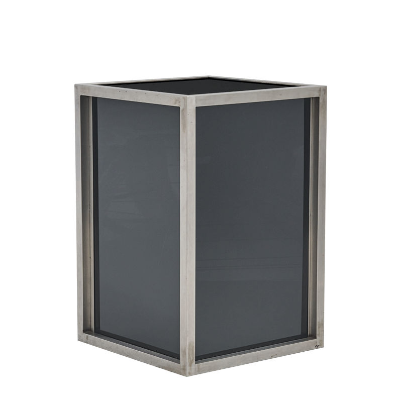 Unico Square Bar Unit with Stainless Steel Frame