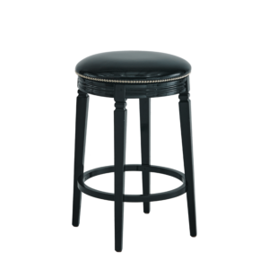 Beli Bar Stool Black with Black Seat Pad