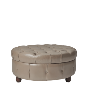 Madrid Ottoman in Taupe