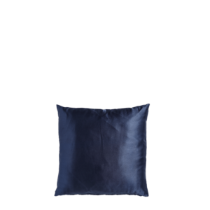 Midnight Blue Satin Cushion