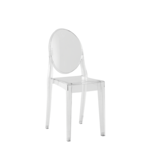 Victoria Ghost Chair in Clear