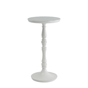 Baroque Poseur Table in White