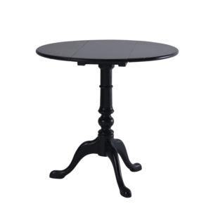 Round Bistro Café Table in Black