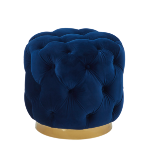 The Primrose Ottoman in Blue