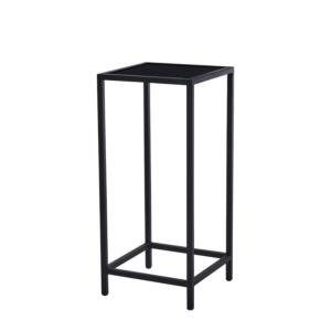 Unico Square Poseur Table with Black Frame