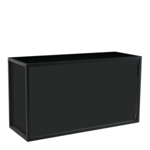 Unico Rectangular DJ Booth with Black Frame