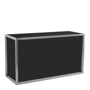 Unico DJ Booth with Stainless Steel Frame