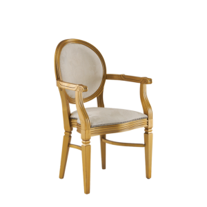 Chandelle Armchair in Gold