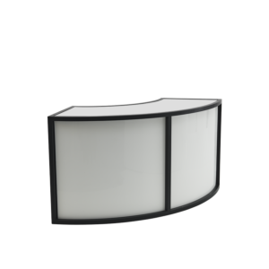 Unico Curved Bar with Stainless Steel Frame