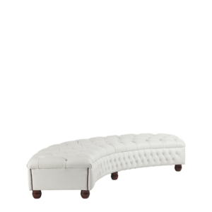 Chesterfield Curved Bench