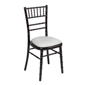 Bamboo chair in black