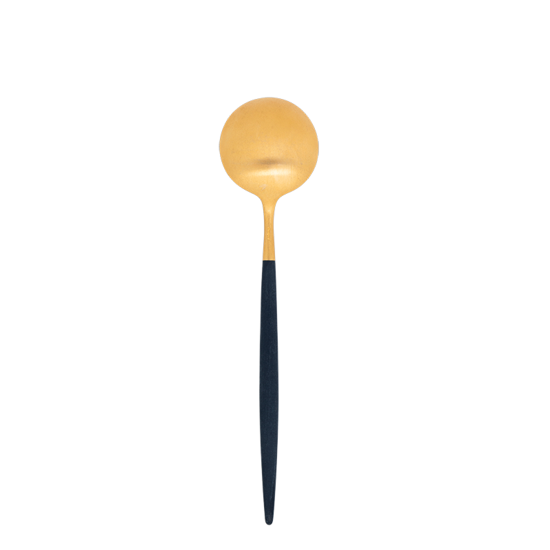 Cutipol blue and gold spoon