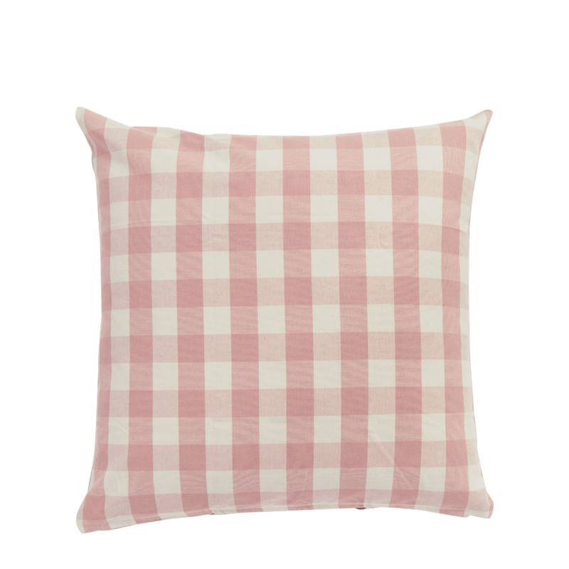 Pink Vichy Cushion