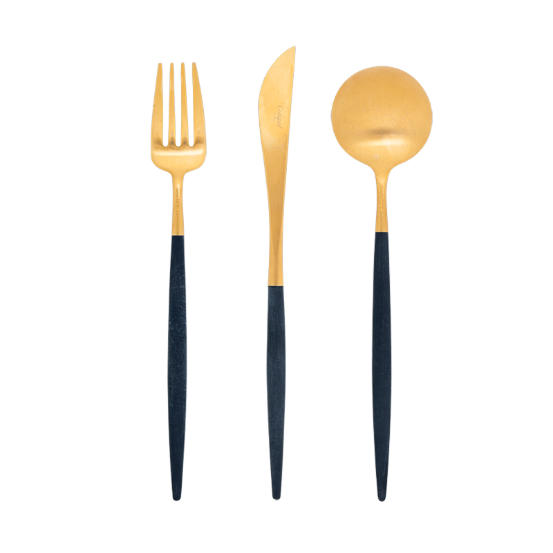 Cutipol blue and gold Cutlery